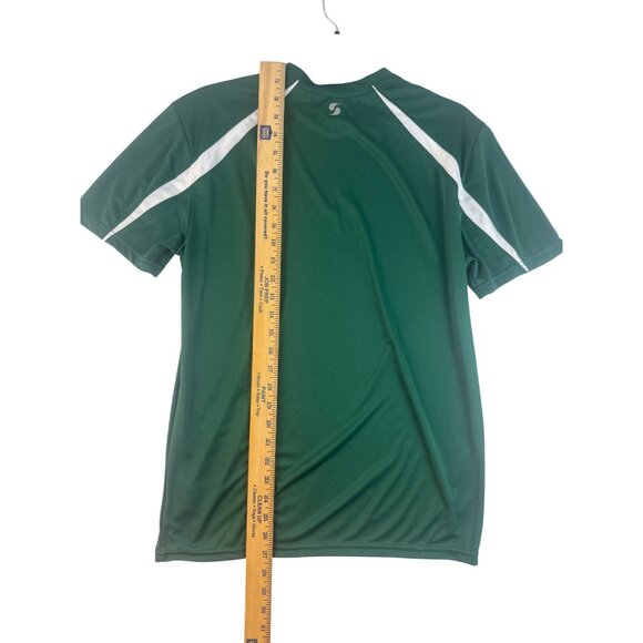 Soffe Athletic Soccer Shirt Green Size M Moisture Wicking Sports Tee - Picture 7 of 8